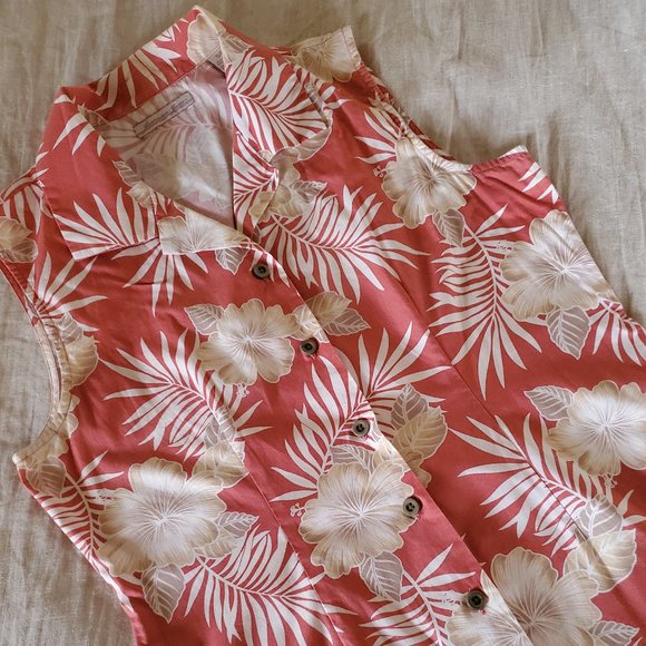 Sleeveless Button-Down by JAMAICA JAXX - Picture 1 of 12